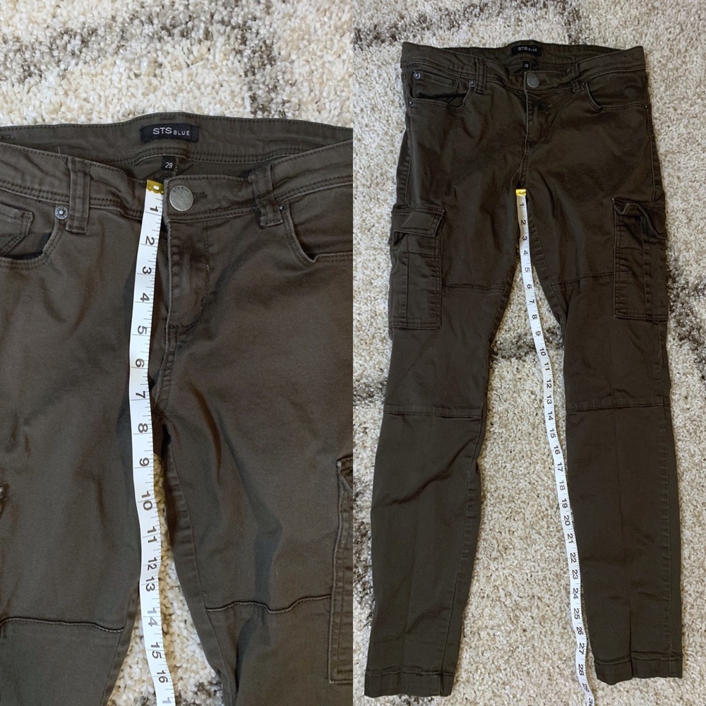 See Thru Soul Cargo Skinny Jeans - Picture 8 of 10